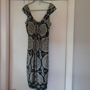 B. Calm by London Times off-the-shoulder Dress Sz8